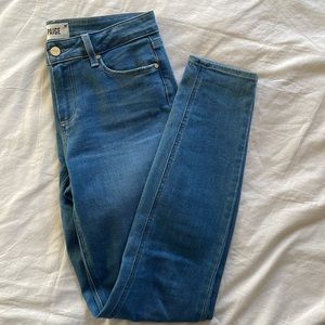 Paige Verdugo Ultra Skinny Light Wash Jeans Size 28
